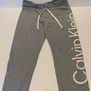 Calvin Klein Grey Sweat Pants Size Large
